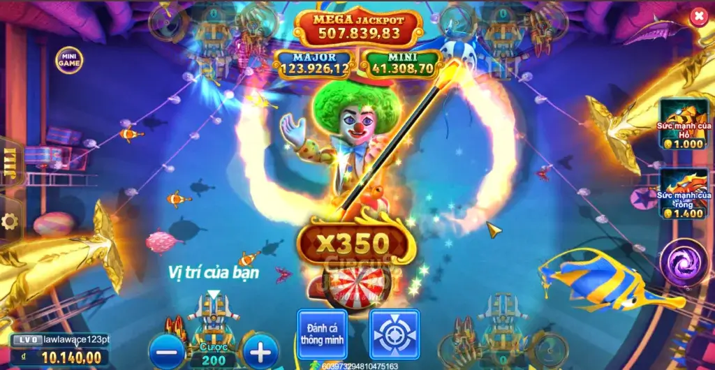 Bắn cá Circus Jackpot JILI tại LC79 – săn boss và cơ hội nổ Jackpot