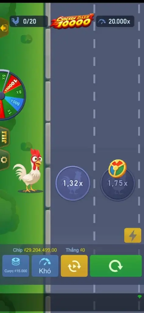 chicken dash 1000 jili lc79 game crash hệ số multiplier chạy gà cash out đúng lúc