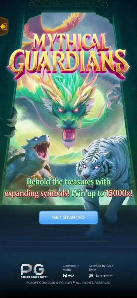 mythical guardian pg lc79 game slot thần thú phương đông bonus free spin