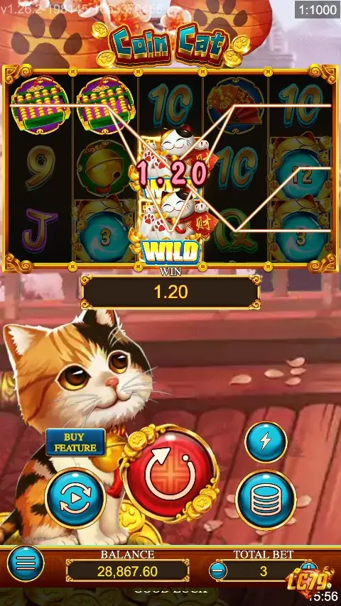 Cách chơi Coin Cat LC79 — ảnh màn hình