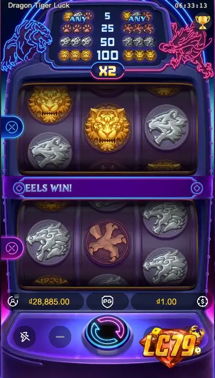 Dragon Tiger Luck #PG-SLOT-035 — ảnh gameplay