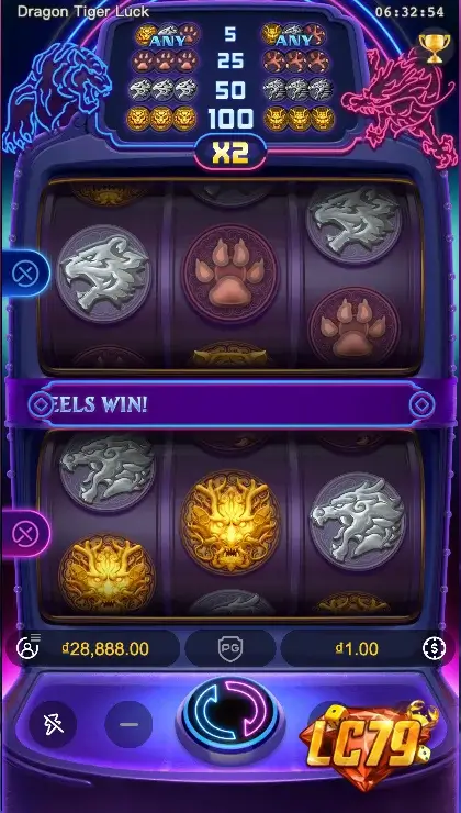 Dragon Tiger Luck #PG-SLOT-035 — ảnh màn hình