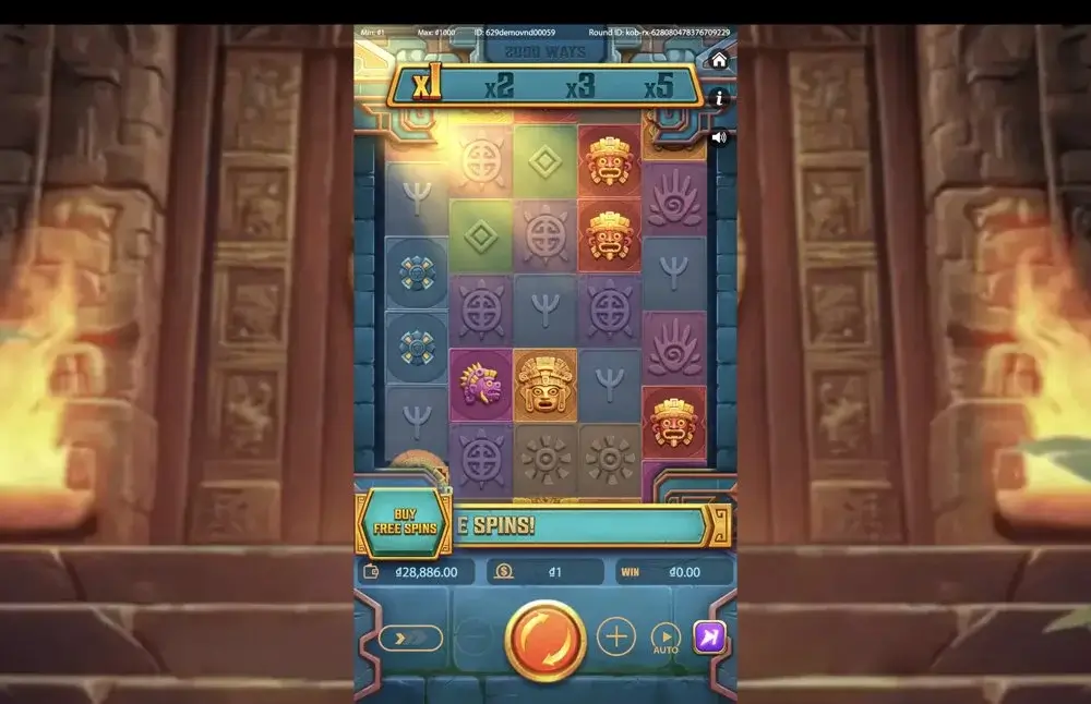 Ảnh màn hình gameplay game Aztec Fortune (Kingmidas #) (slot) chơi tại LC79