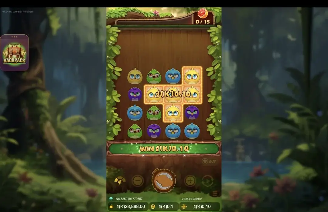 Ảnh giao diện chính game Birds Party (slot JDB) chơi tại LC79