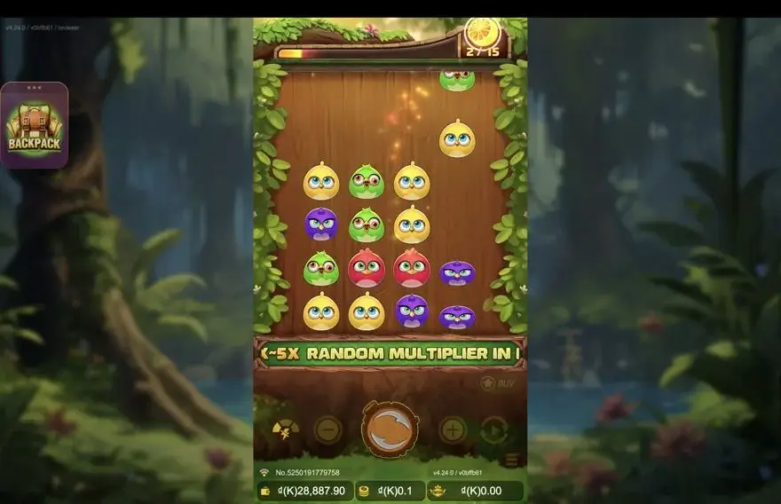 Ảnh màn hình gameplay game Birds Party (slot JDB) chơi tại LC79