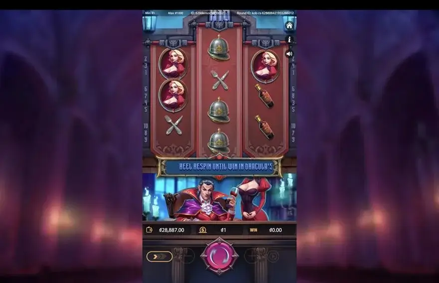 Ảnh màn hình gameplay game Dracula's Castle Banquet (Kingmidas #) (slot) chơi tại LC79