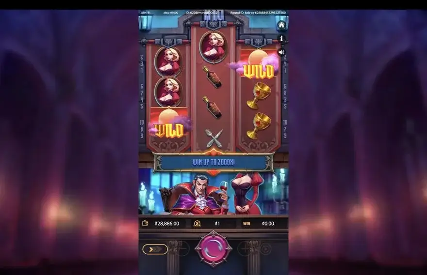 Ảnh bảng biểu tượng & tính năng game Dracula's Castle Banquet (Kingmidas #) (slot) chơi tại LC79