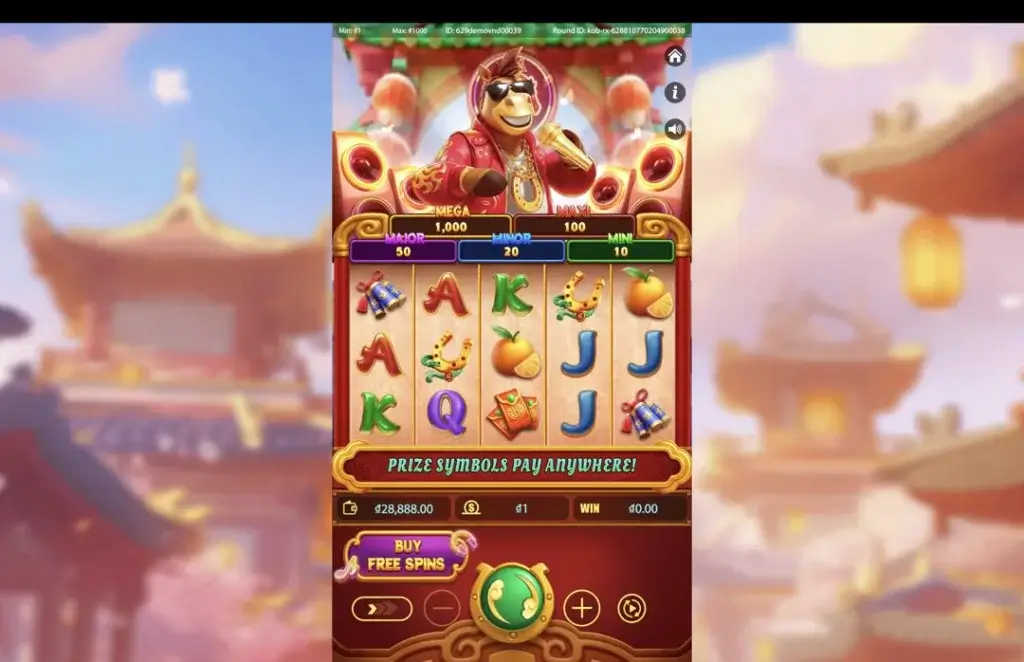 Ảnh giao diện chính game Golden Fortune Horse (Kingmidas #KM-SLOT-044) (slot) chơi tại LC79