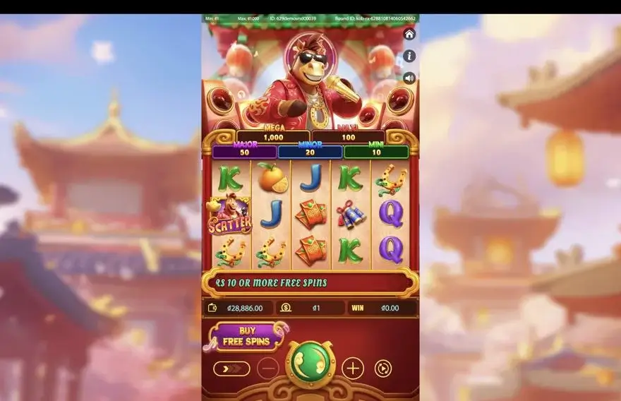 Ảnh bảng biểu tượng & tính năng game Golden Fortune Horse (Kingmidas #) (slot) chơi tại LC79