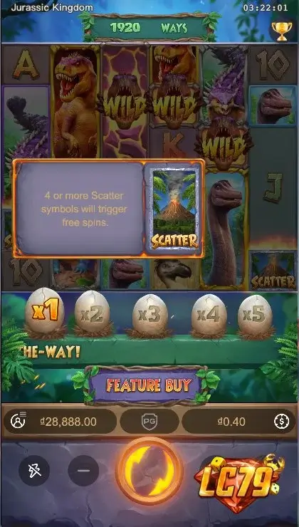 Jurassic Kingdom — ảnh màn hình