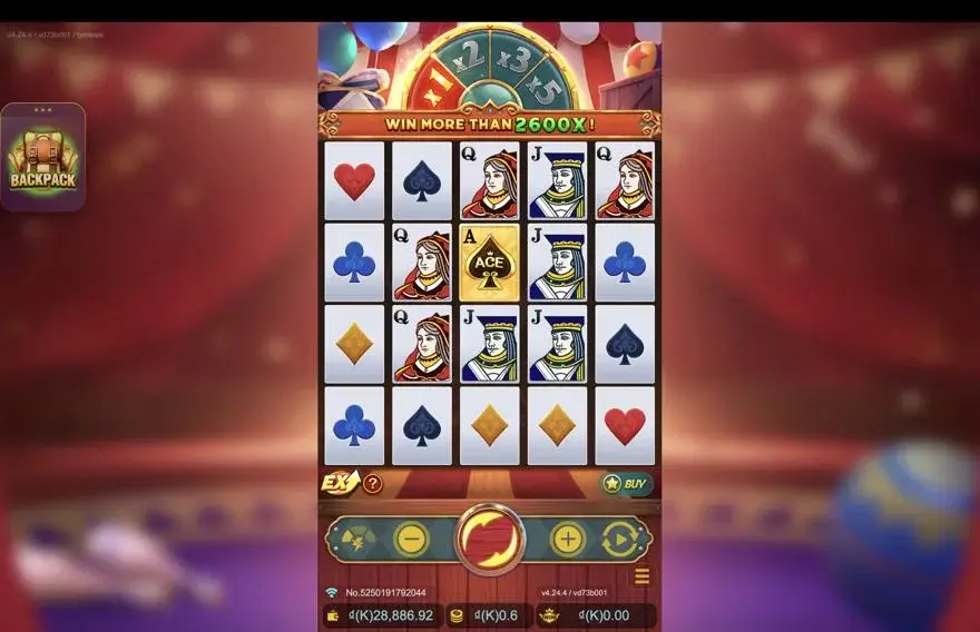 Ảnh màn hình gameplay game Magic Ace WILD LOCK (slot JDB) chơi tại LC79