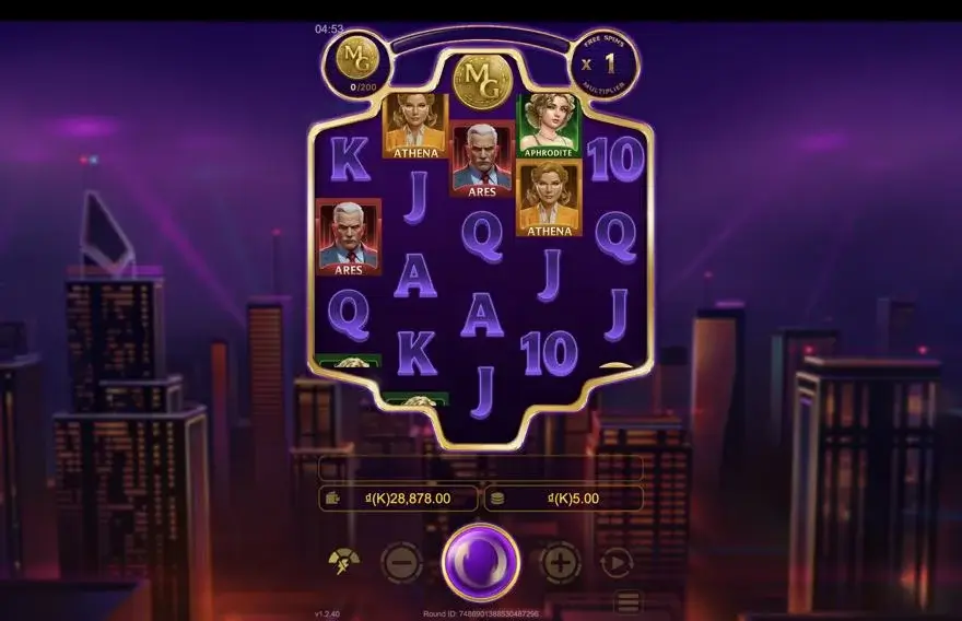 Ảnh màn hình gameplay game Modern Gods (slot JDB) chơi tại LC79