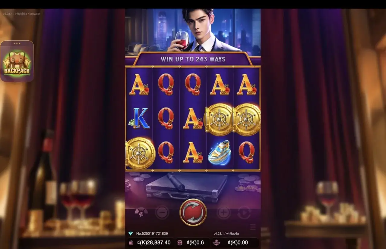 Ảnh giao diện chính game Moneybags Man 2 (slot JDB) chơi tại LC79