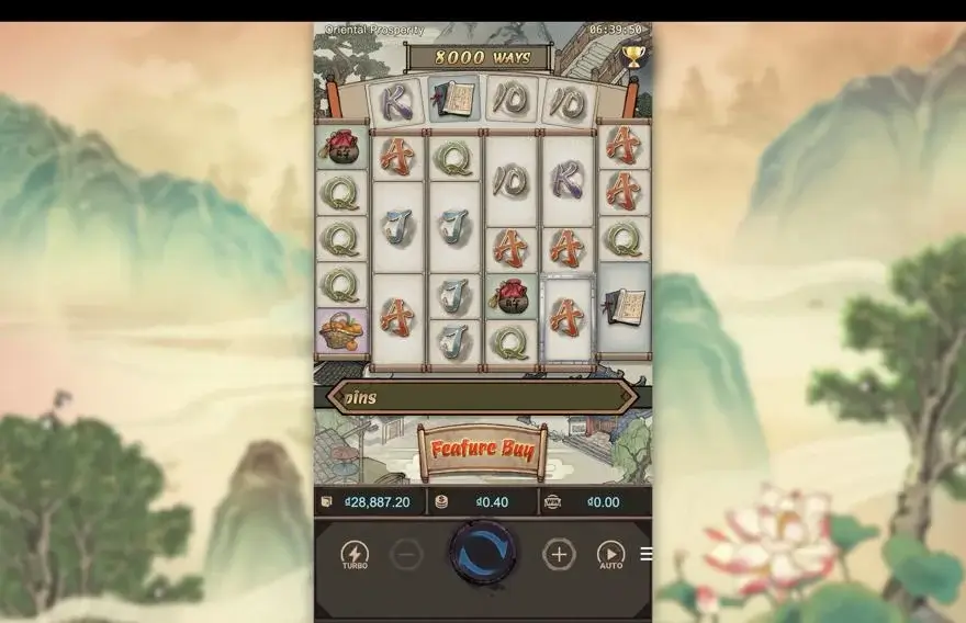 Ảnh màn hình gameplay game Oriental Prosperity (slot PG) chơi tại LC79