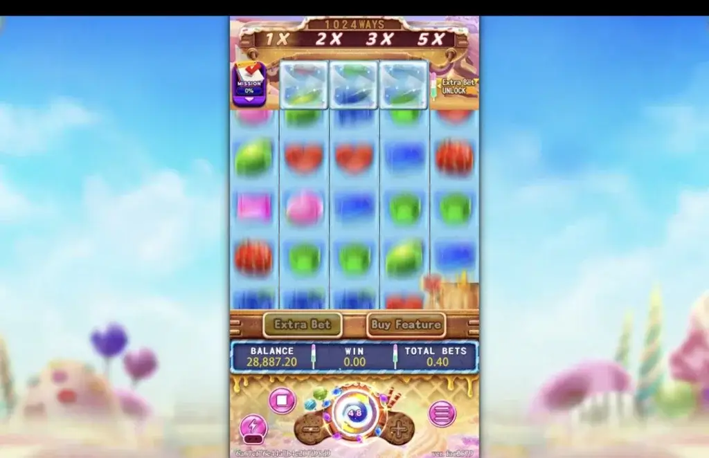 Ảnh giao diện chính game SUGAR BANG BANG (slot FC) chơi tại LC79