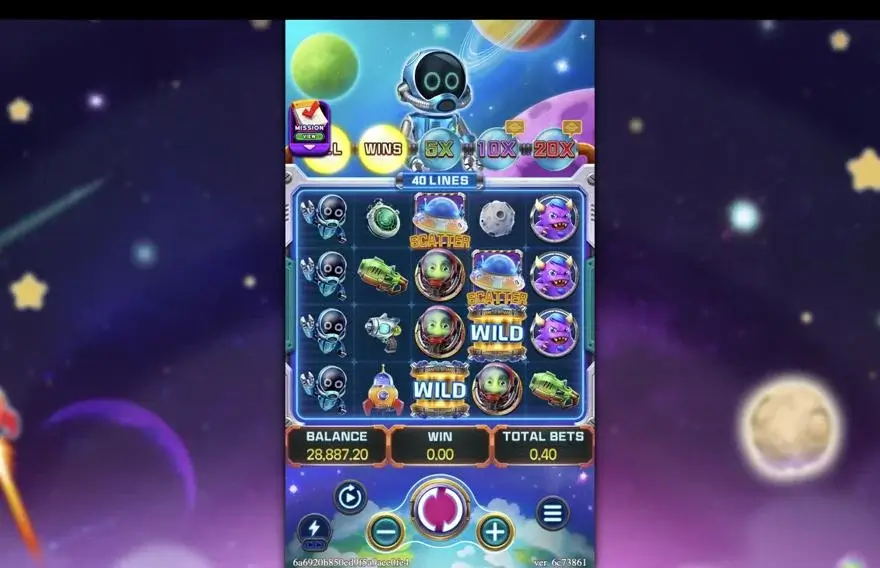 Ảnh màn hình gameplay game WAR OF THE UNIVERSE (slot FC) chơi tại LC79