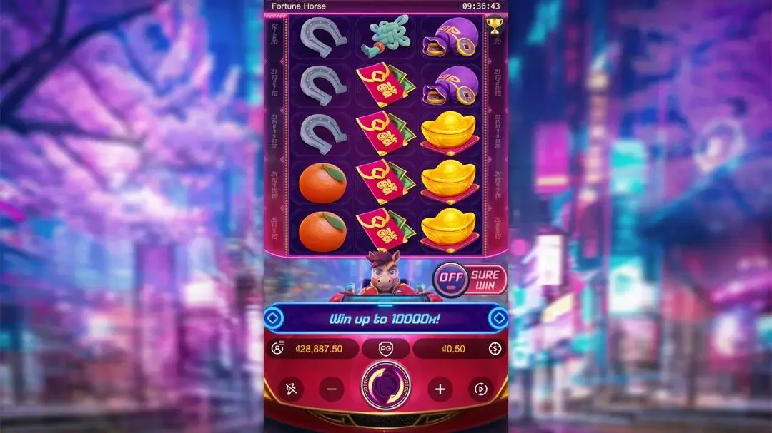 Ảnh giao diện chính game Fortune Horse (slot JDB) chơi tại LC79