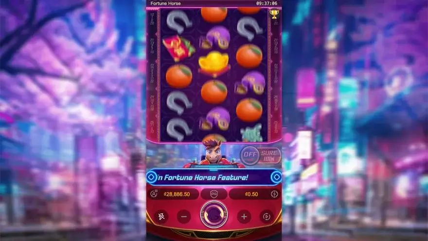 Ảnh bảng biểu tượng & tính năng game Fortune Horse (slot JDB) chơi tại LC79