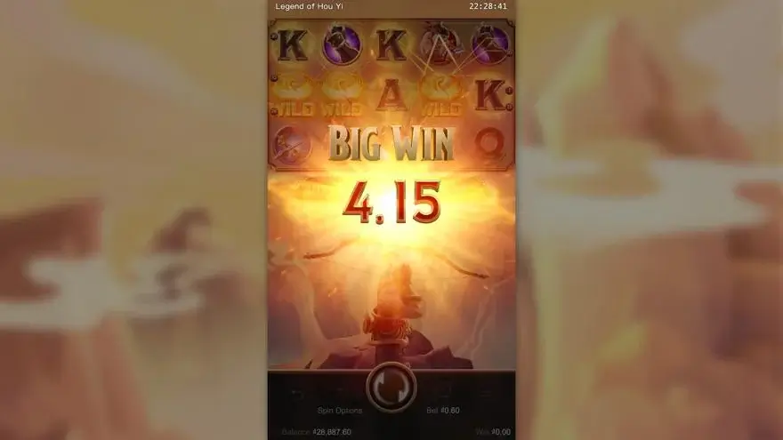 Ảnh màn hình gameplay game Legend of Hou Yi (slot PG) chơi tại LC79