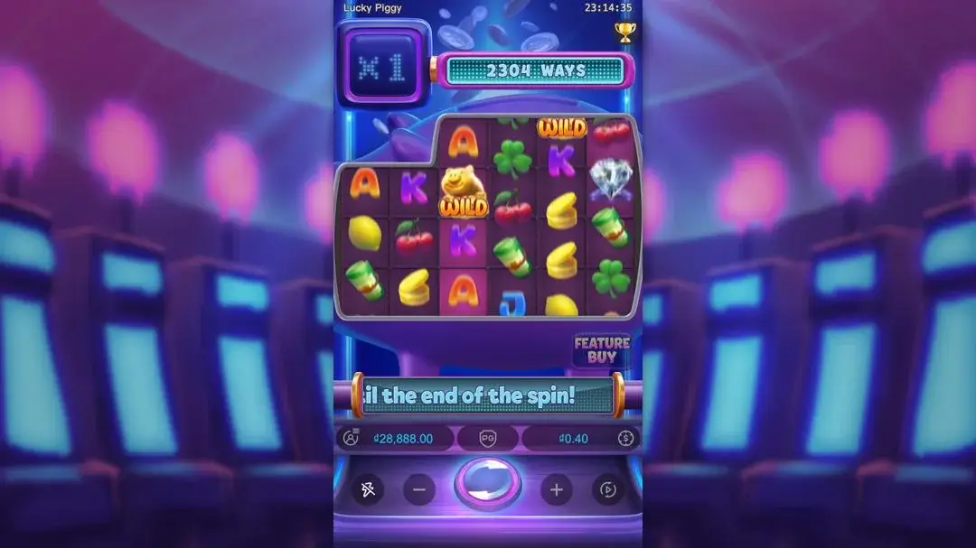 Ảnh giao diện chính game Lucky Piggy (slot PG) chơi tại LC79