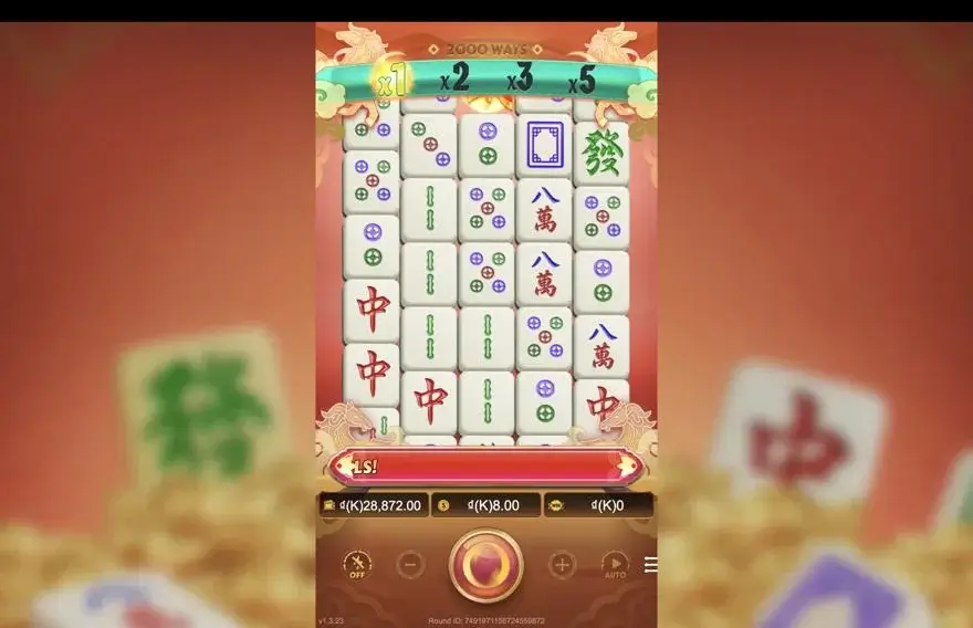 Ảnh màn hình gameplay game Mahjong Wins (slot JDB) chơi tại LC79
