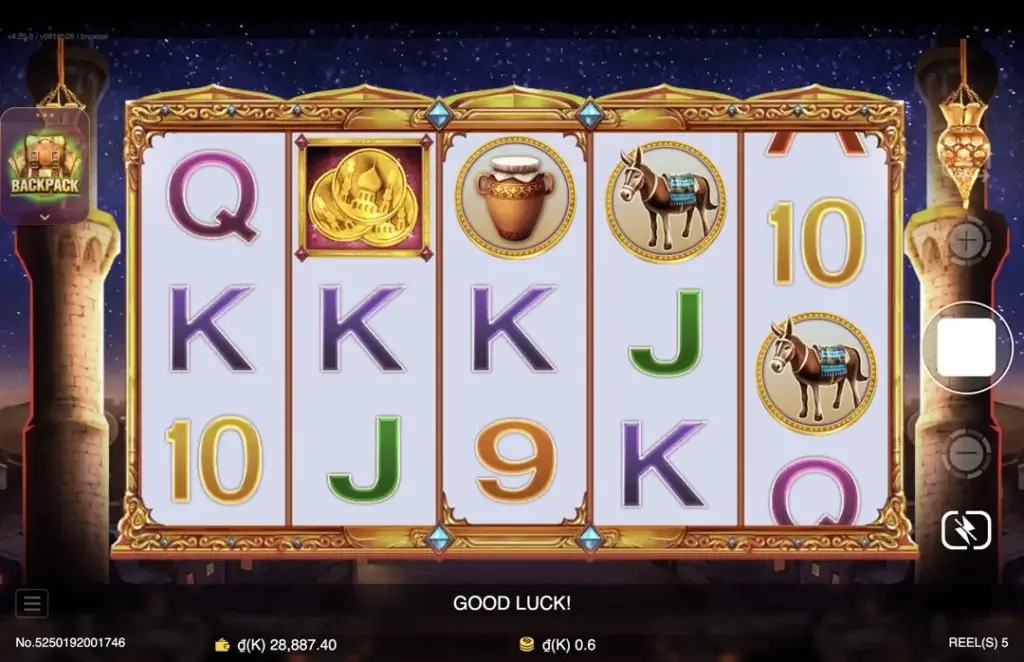Ảnh giao diện chính game Open Sesame II (slot JDB) chơi tại LC79
