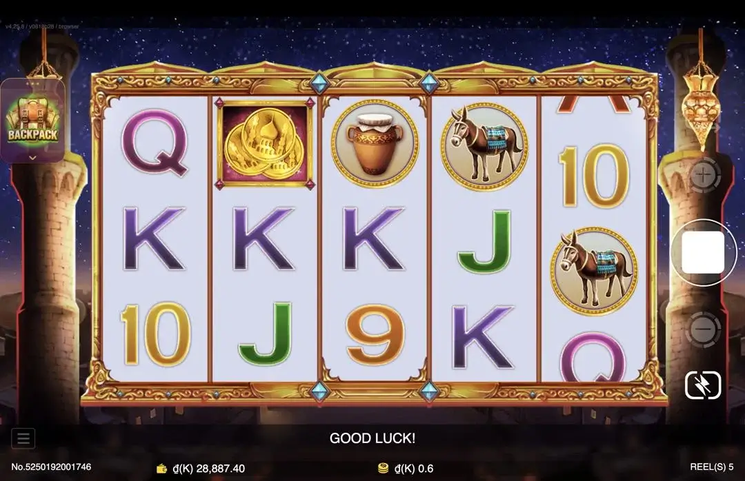 Ảnh giao diện chính game Open Sesame II (slot JDB) chơi tại LC79