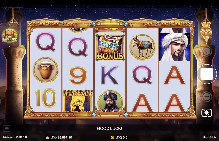 Ảnh màn hình gameplay game Open Sesame II (slot JDB) chơi tại LC79