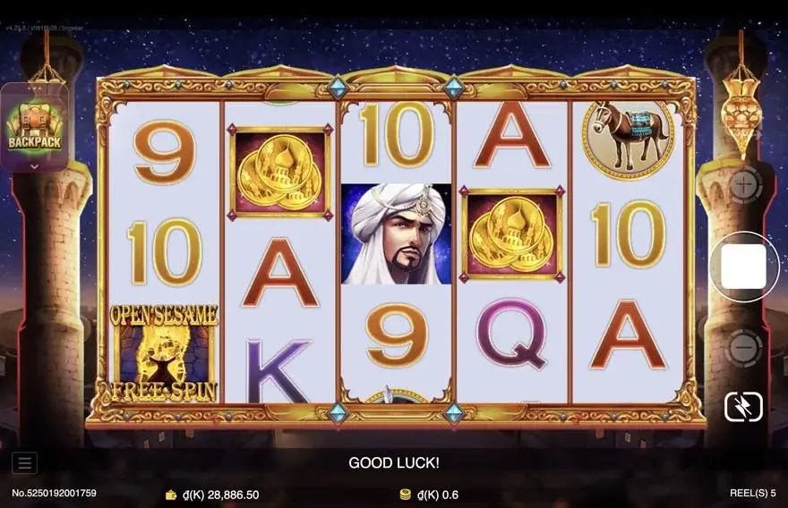 Ảnh bảng biểu tượng & tính năng game Open Sesame II (slot JDB) chơi tại LC79