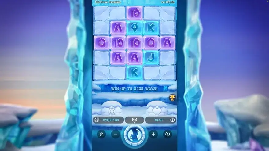 Ảnh màn hình gameplay game The Great Icescape (slot PG) chơi tại LC79