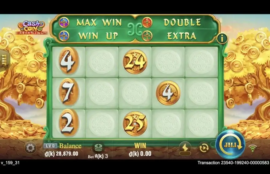 Ảnh bảng biểu tượng & tính năng game trải nghiệm cash coin lc79 (slot) chơi tại LC79