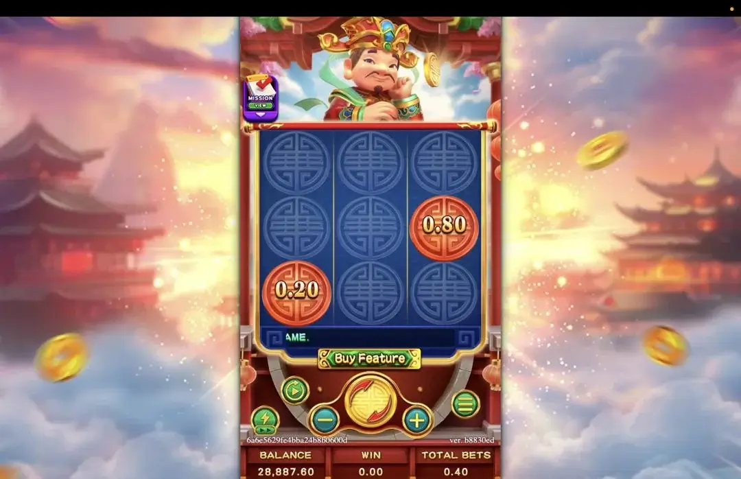 Ảnh giao diện chính game trải nghiệm lucky fortunes 3x3 lc79 (slot) chơi tại LC79