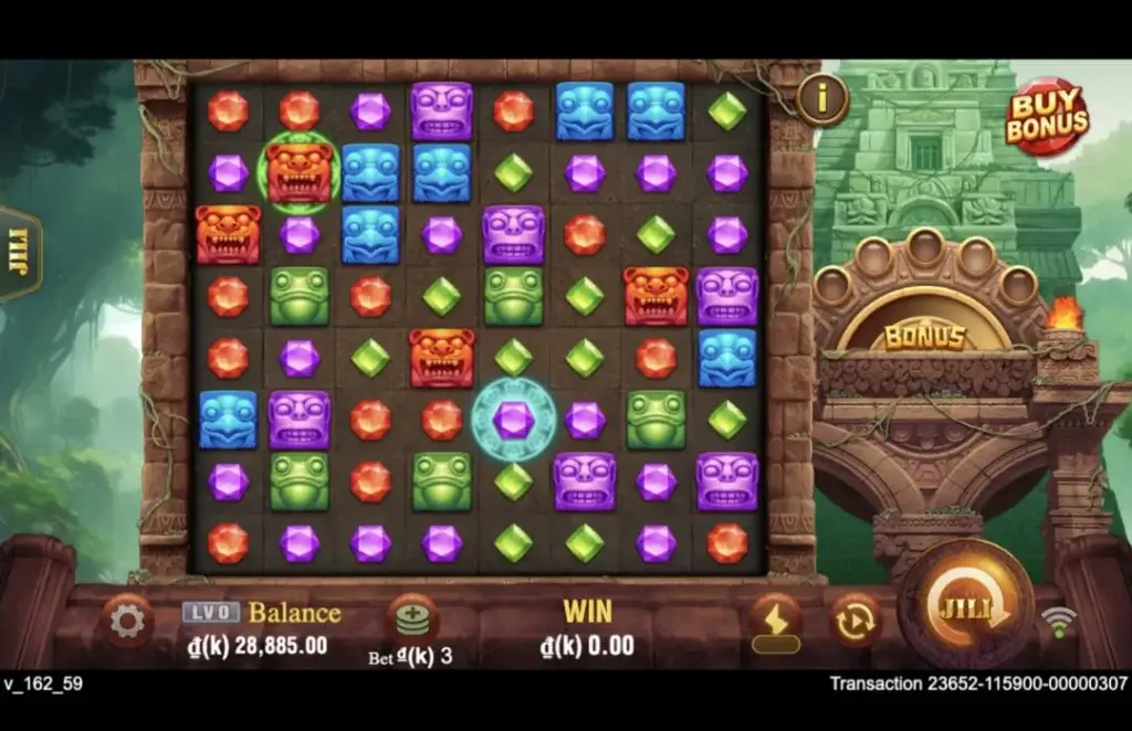 Ảnh giao diện chính game Treasure Quest (slot JILI) chơi tại LC79