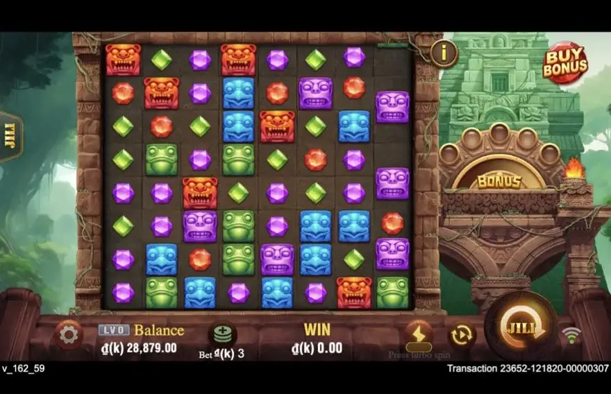 Ảnh bảng biểu tượng & tính năng game Treasure Quest (slot JILI) chơi tại LC79