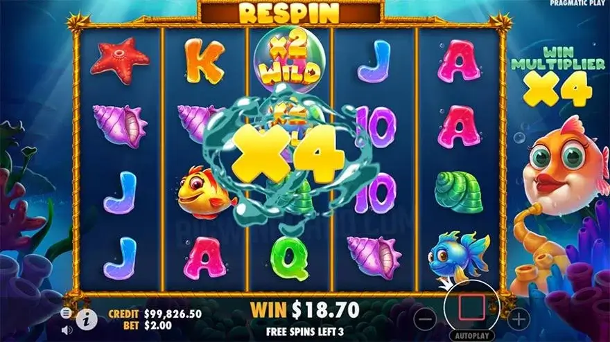 Ảnh màn hình gameplay game Wild Depths (slot PP) chơi tại LC79