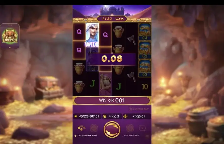 Ảnh màn hình gameplay game trải nghiệm open sesame mega lc79 (slot) chơi tại LC79